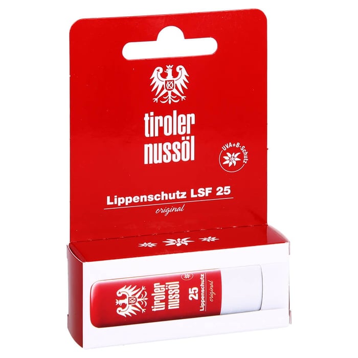 Tiroler Nussöl original Lippenschutz LSF25