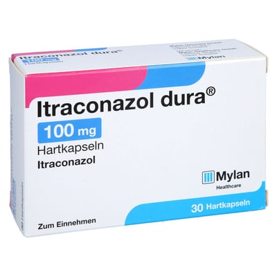 Itraconazol dura 100 mg