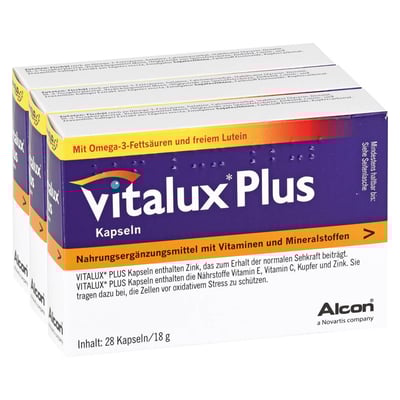 Vitalux plus 10mg Lutein Quartalspackung Kapseln