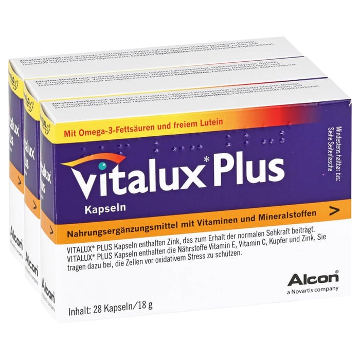 Vitalux plus 10mg Lutein Quartalspackung Kapseln