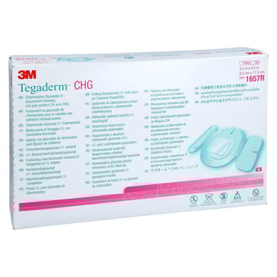 Tegaderm CHG 3M IV Fixierband 8.5x11.5cm