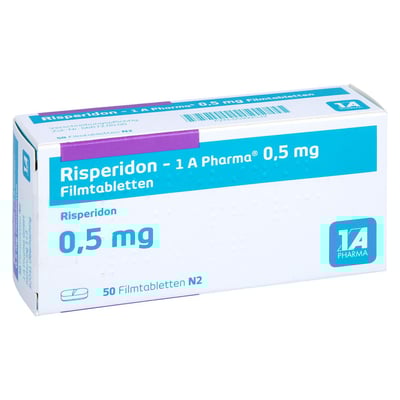 Risperidon - 1 A Pharma 0.5mg Filmtabletten