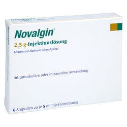 Novalgin 2,5 g-Injektion Lösung Ampullen