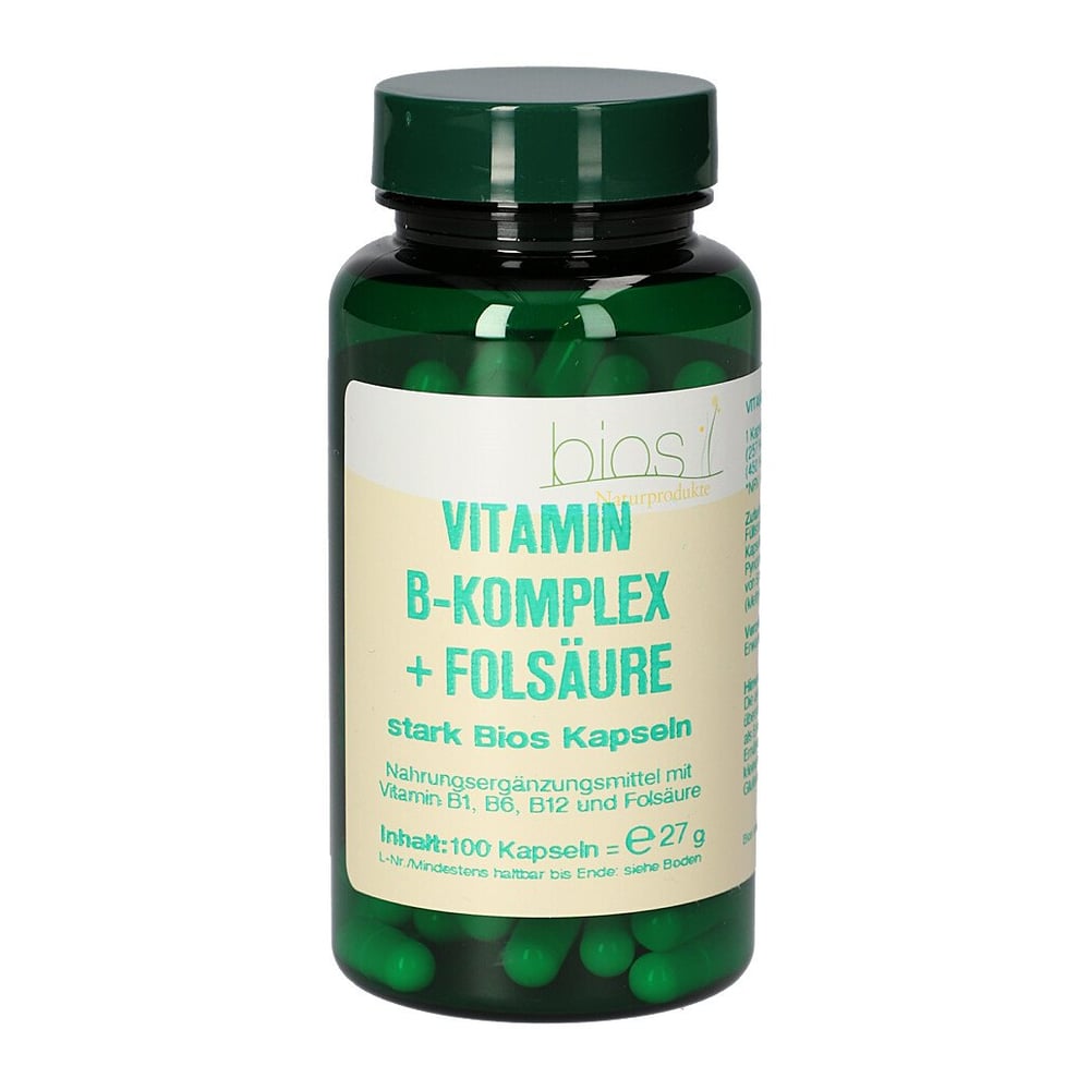 Vitamin B Komplex+Folsäure stark Bios Kapseln