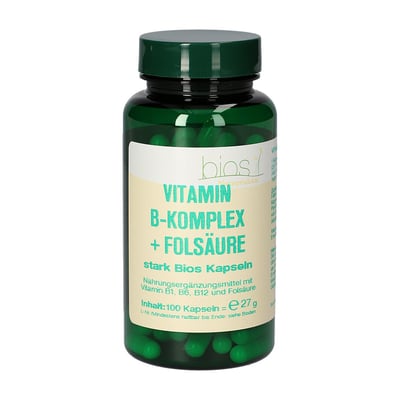 Vitamin B Komplex+Folsäure stark Bios Kapseln