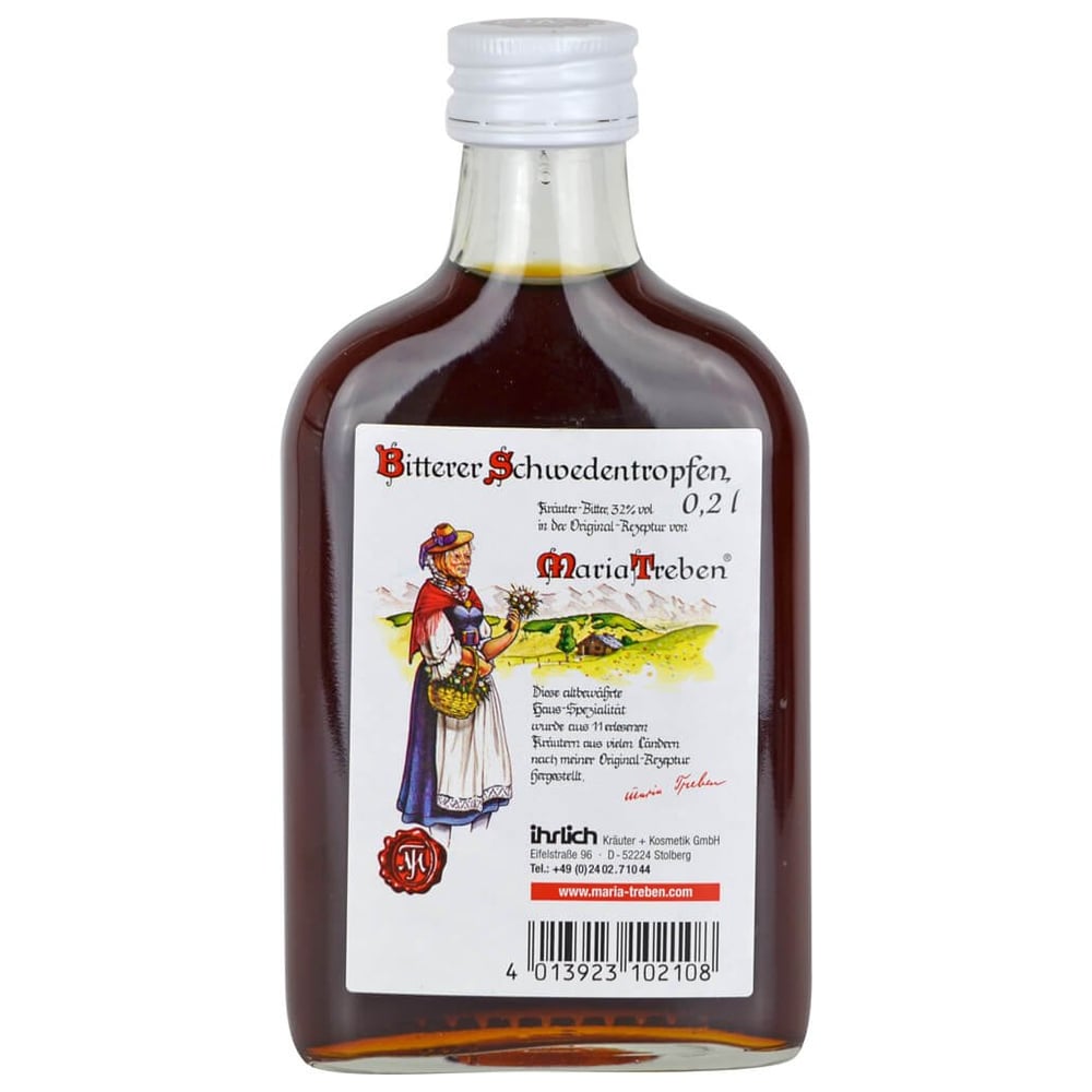 Maria Treben Bitterer Schwedentropfen 32 Vol.-% Alkohol