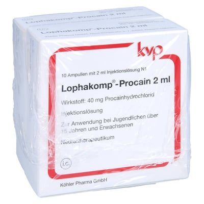 Lophakomp Procain 2 ml Produktbild 1