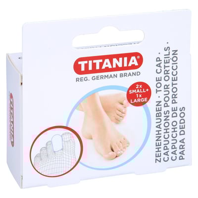 Zehenhauben 2 klein und 1 groß Titania