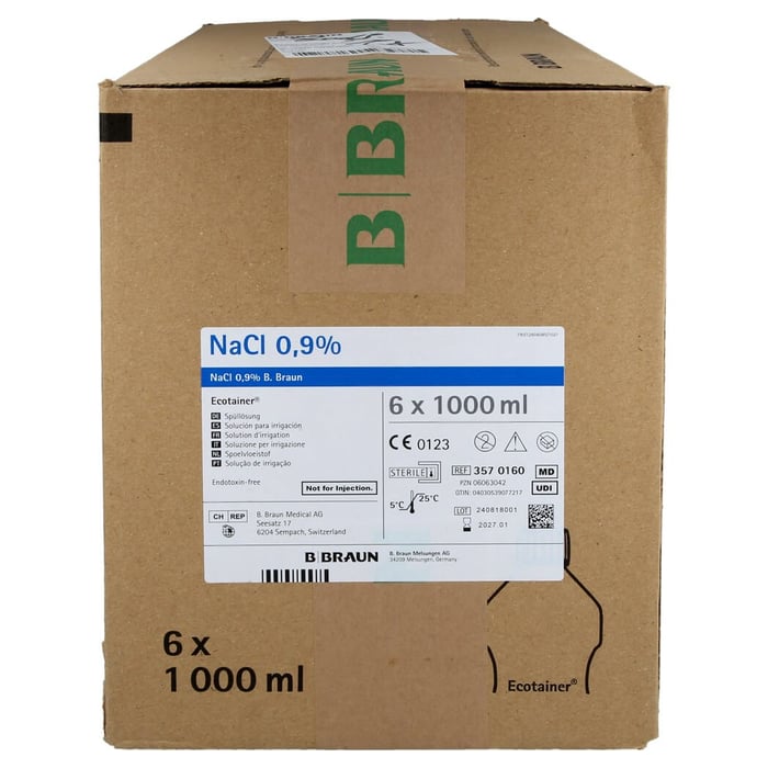 Kochsalzlösung 0.9% B.Braun Spüllösung Ecotainer