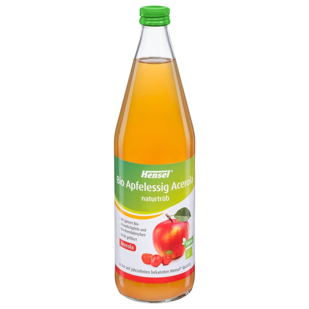 Hensel Apfelessig naturtr b Bio m.5% Acerola