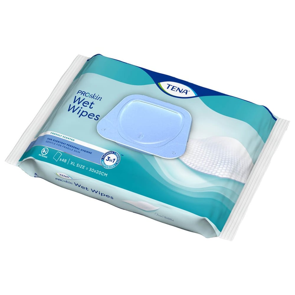 TENA Wet Wipe 3-in-1