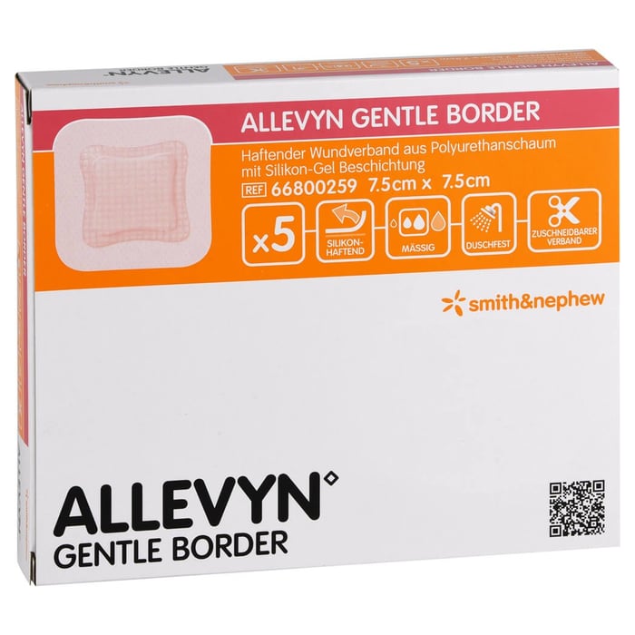 Allevyn Gentle Border 7.5cmx7.5cm
