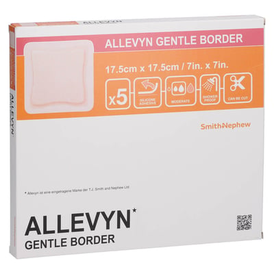 Allevyn Gentle Border 17,5cmx17,5 cm Produktbild 1