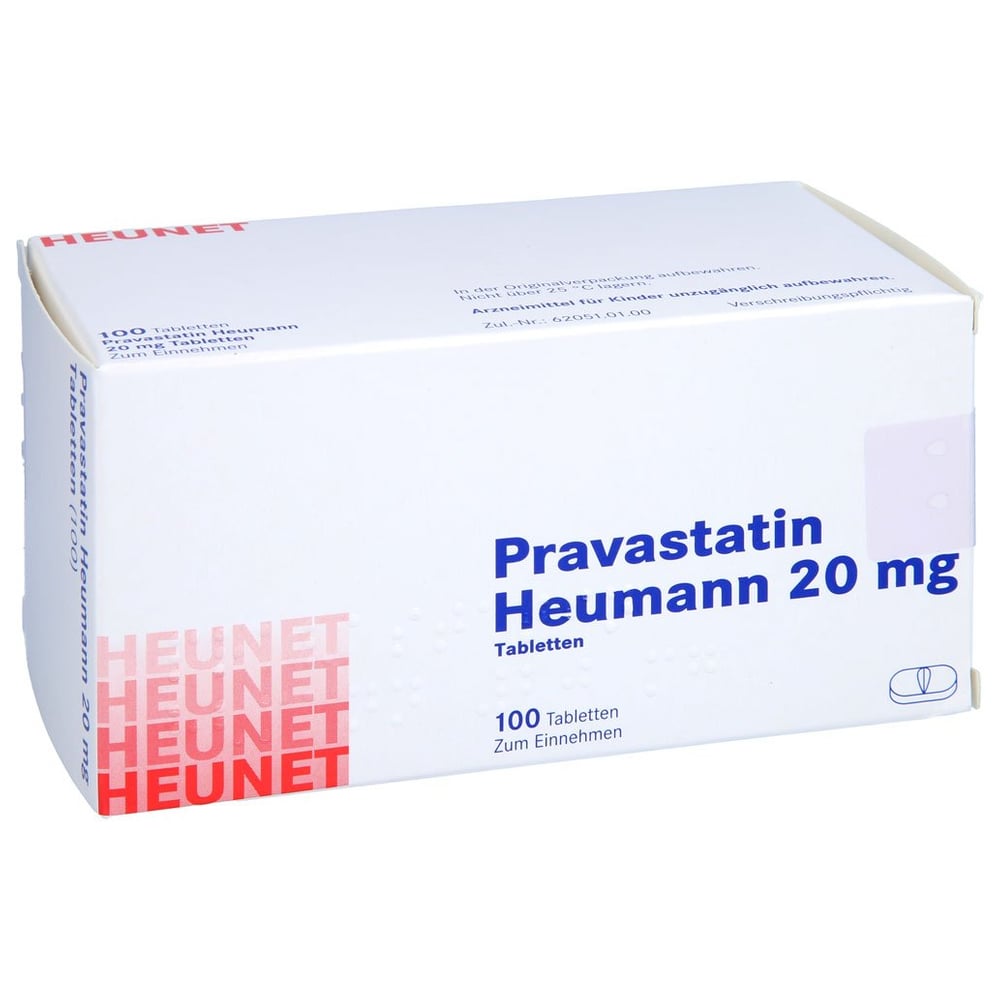 Pravastatin Heumann 20 mg Heunet