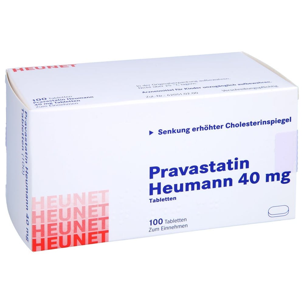 Pravastatin Heumann 40 mg Heunet