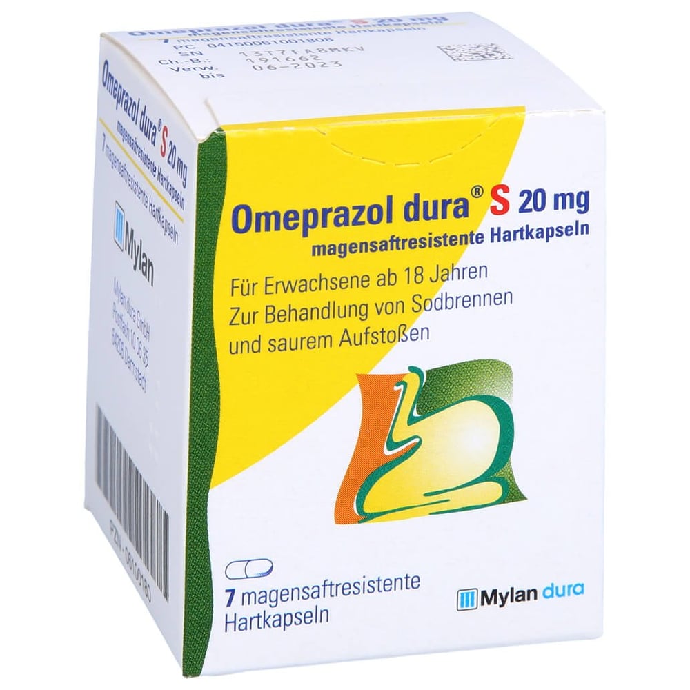 Omeprazol dura S 20 mg