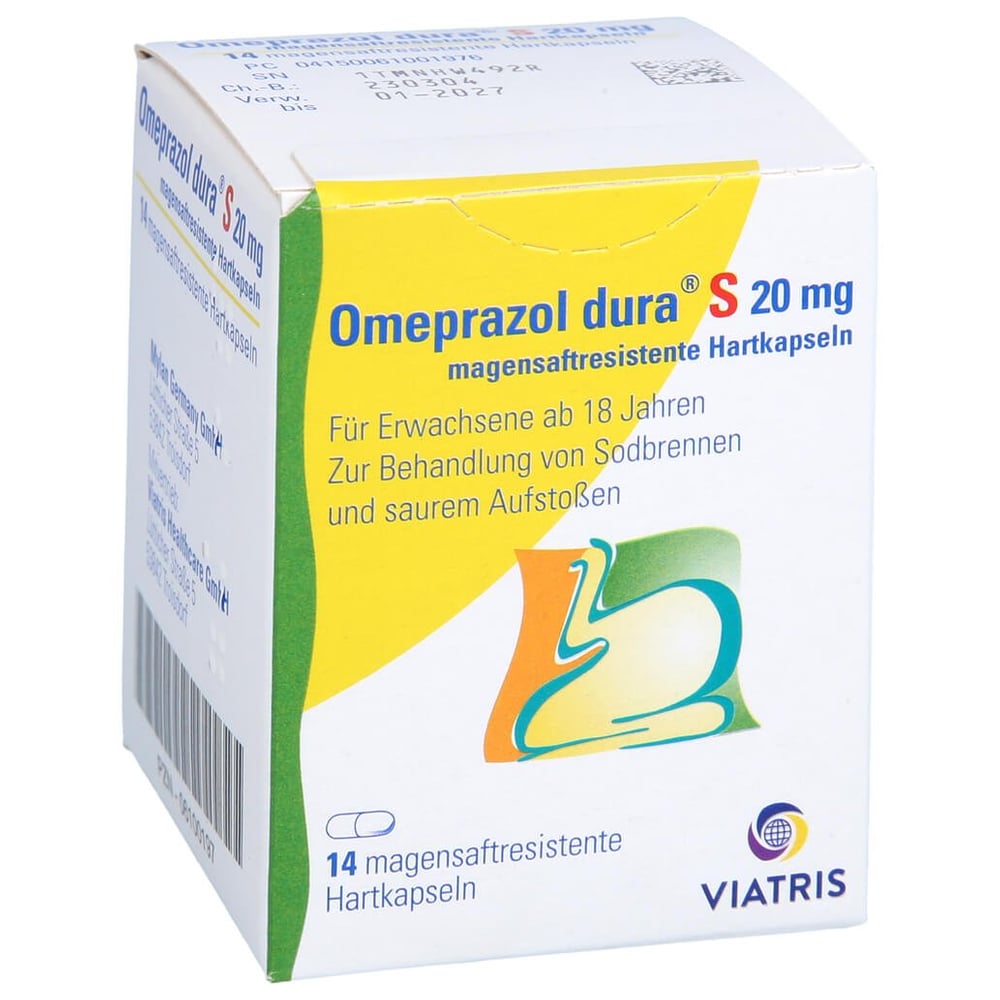 Omeprazol dura S 20 mg