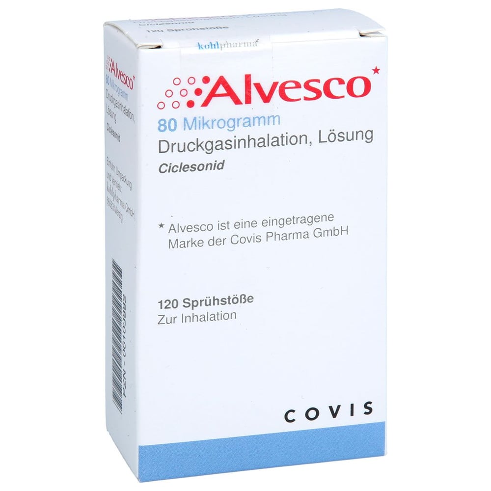 Alvesco 80 Mikrogramm Druckgasinhalation
