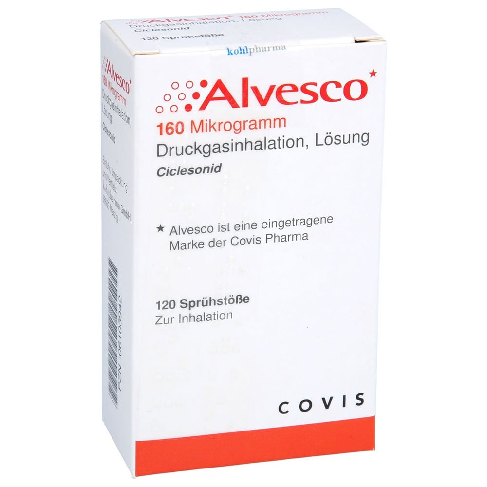 Alvesco 160 Mikrogramm Druckgasinhalation