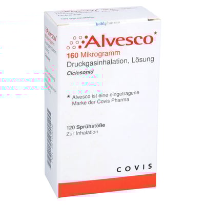 Alvesco 160 Mikrogramm Druckgasinhalation