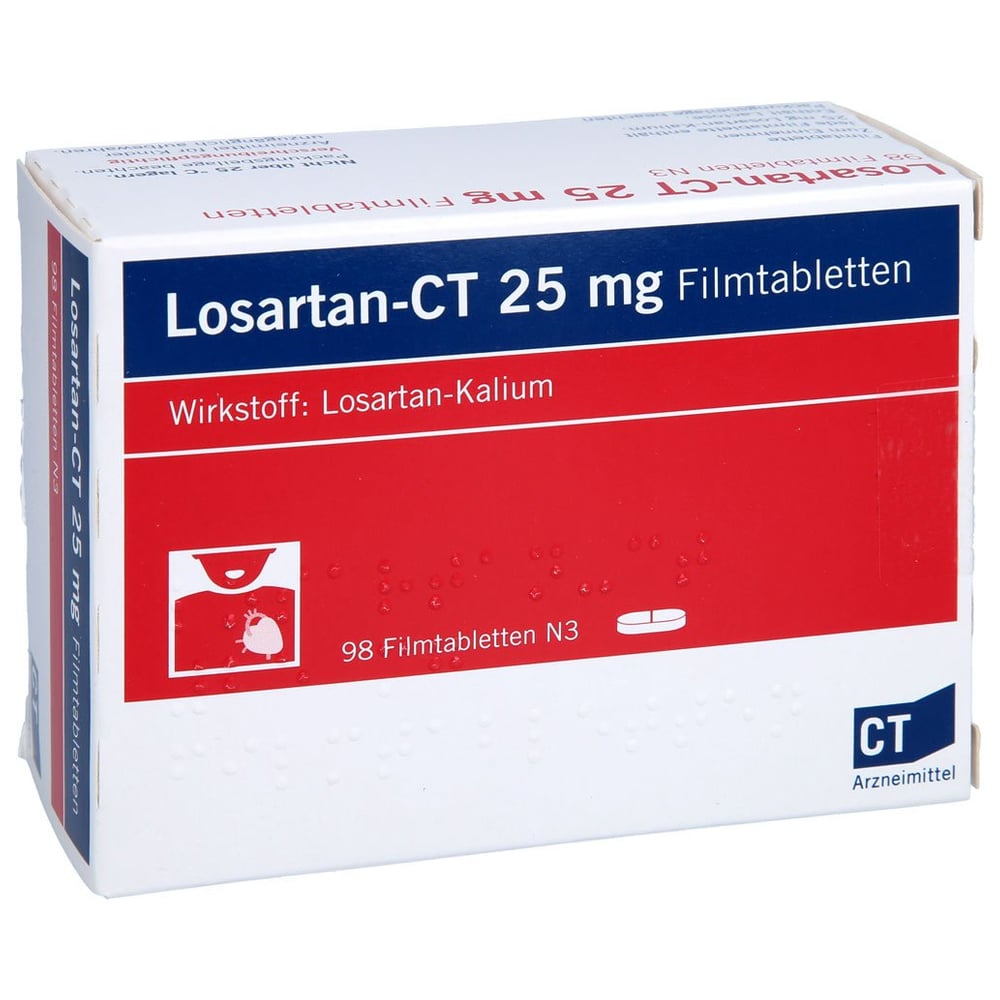 Losartan - CT 25mg Filmtabletten