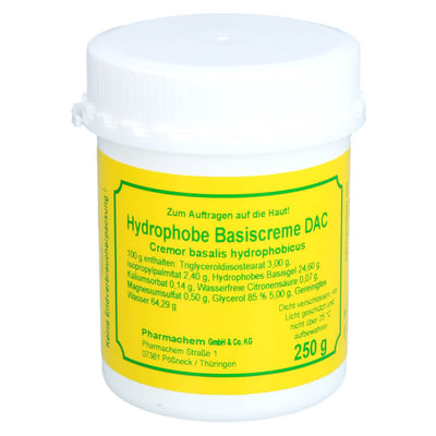 Hydrophobe Basiscreme Dac