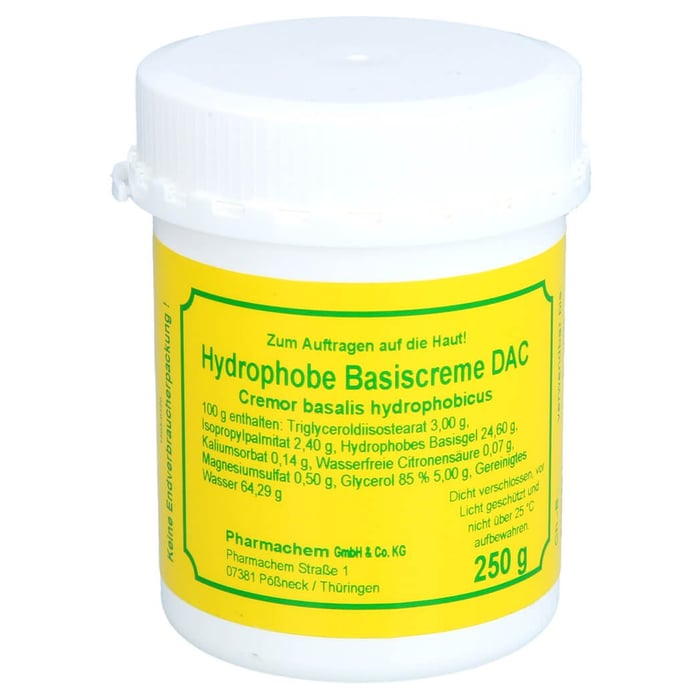 Hydrophobe Basiscreme Dac