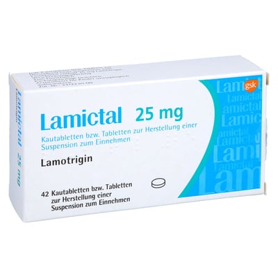 Lamictal 25 mg suspendierbare Tabletten Produktbild 1