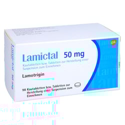 Lamictal 50 mg suspendierbare Tabletten
