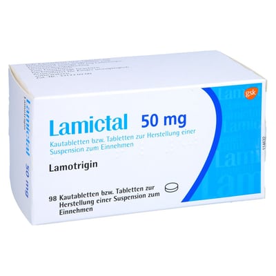 Lamictal 50 mg suspendierbare Tabletten