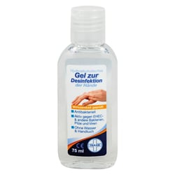 Desinfektionsgel für die Hand Antibakteriell