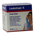Leukotape K 5 cm hellblau