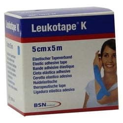 Leukotape K 5 cm hellblau