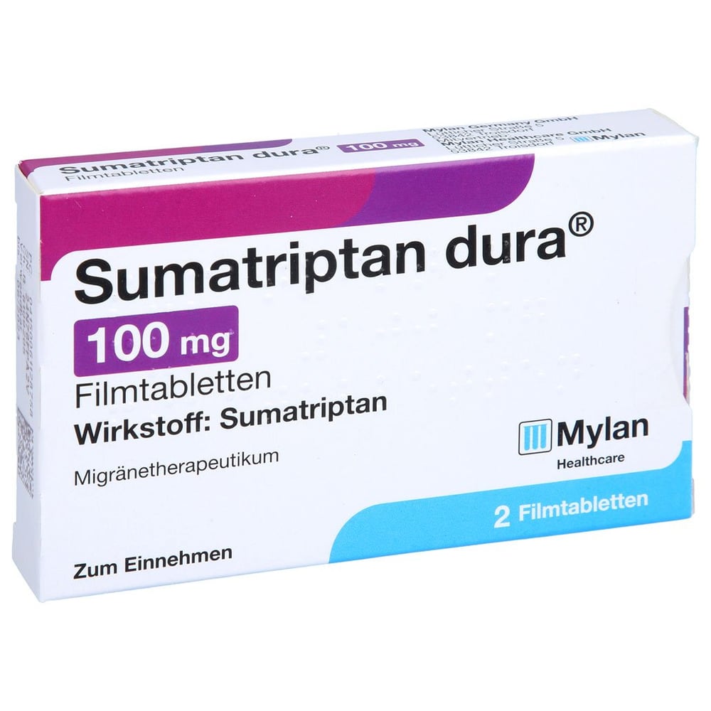 Sumatriptan dura 100 mg