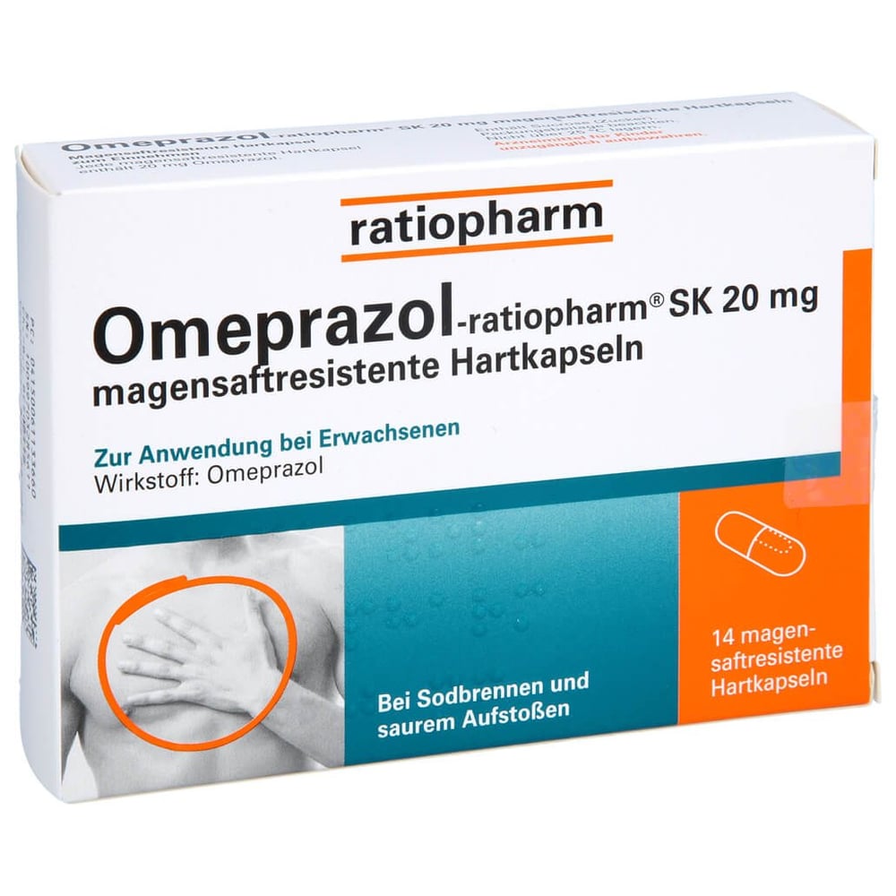 Omeprazol-ratiopharm SK 20 mg