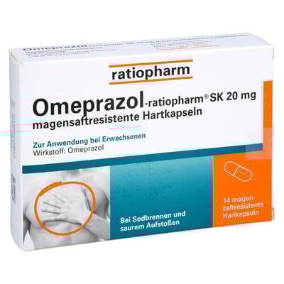Omeprazol-ratiopharm SK 20 mg