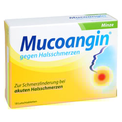 Mucoangin gegen Halsschmerzen Minze