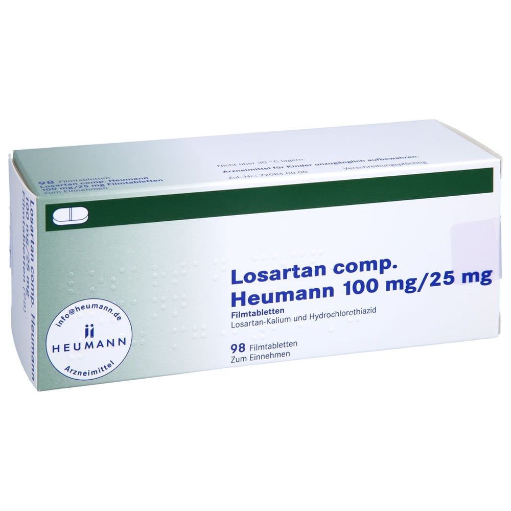 Losartan comp. Heumann 100 mg/25 mg