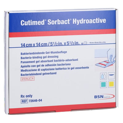 Cutimed Sorbact Hydroactive 14x14 cm Produktbild 1
