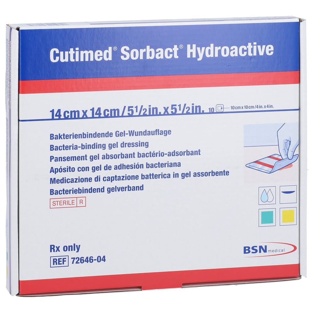 Cutimed Sorbact Hydroactive 14x14cm