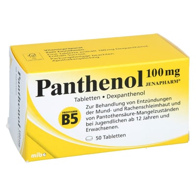 Panthenol 100 mg Jenapharm