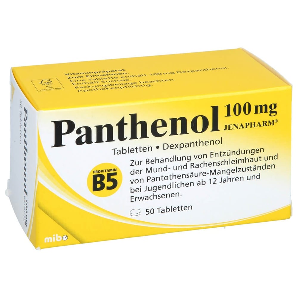 Panthenol 100mg JENAPHARM