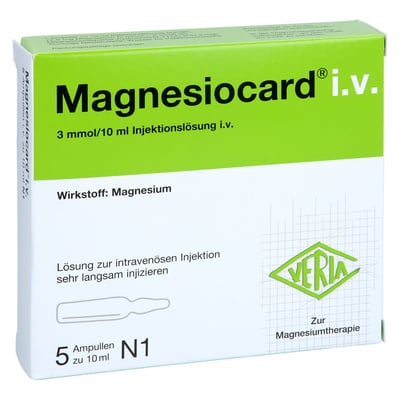 Magnesiocard i.v. 3 mmol Injektionslösung