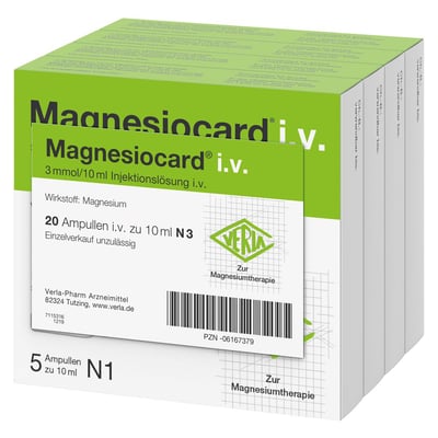 Magnesiocard i.v. 3 mmol Injektionslösung
