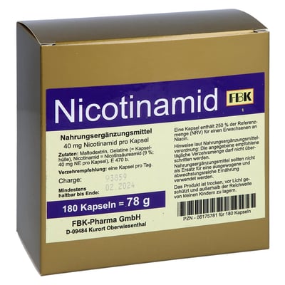 Nicotinamid Kapseln