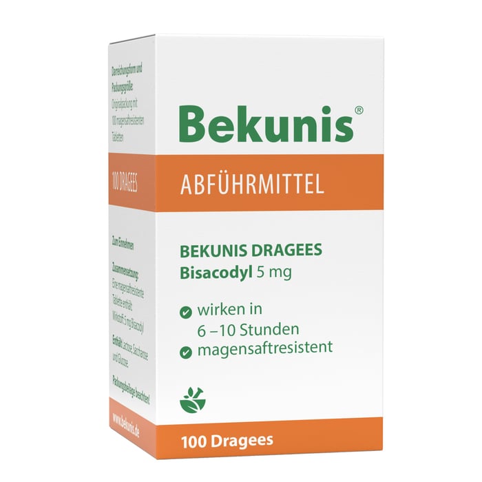 Bekunis Dragees Bisacodyl 5 mg Produktbild 1