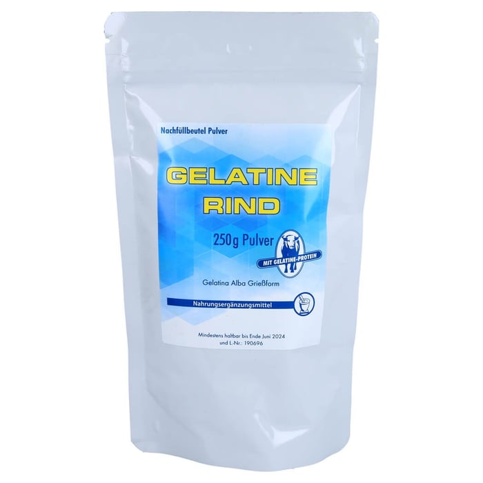 Gelatine Rind Pulver Beutel