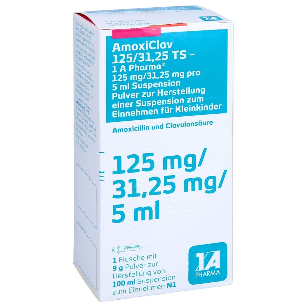 AmoxiClav 125/31,25 mg TS-1A Pharma