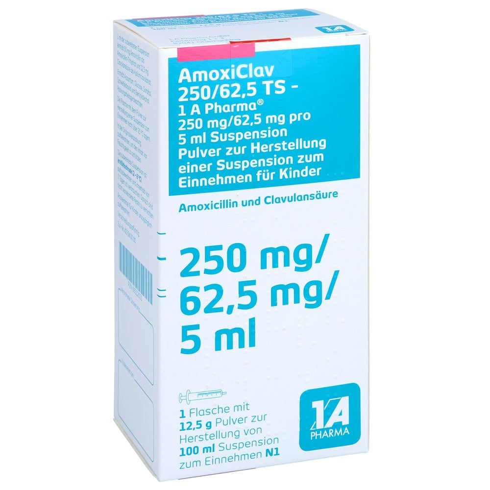 AmoxiClav 250/62,5 mg TS-1A Pharma