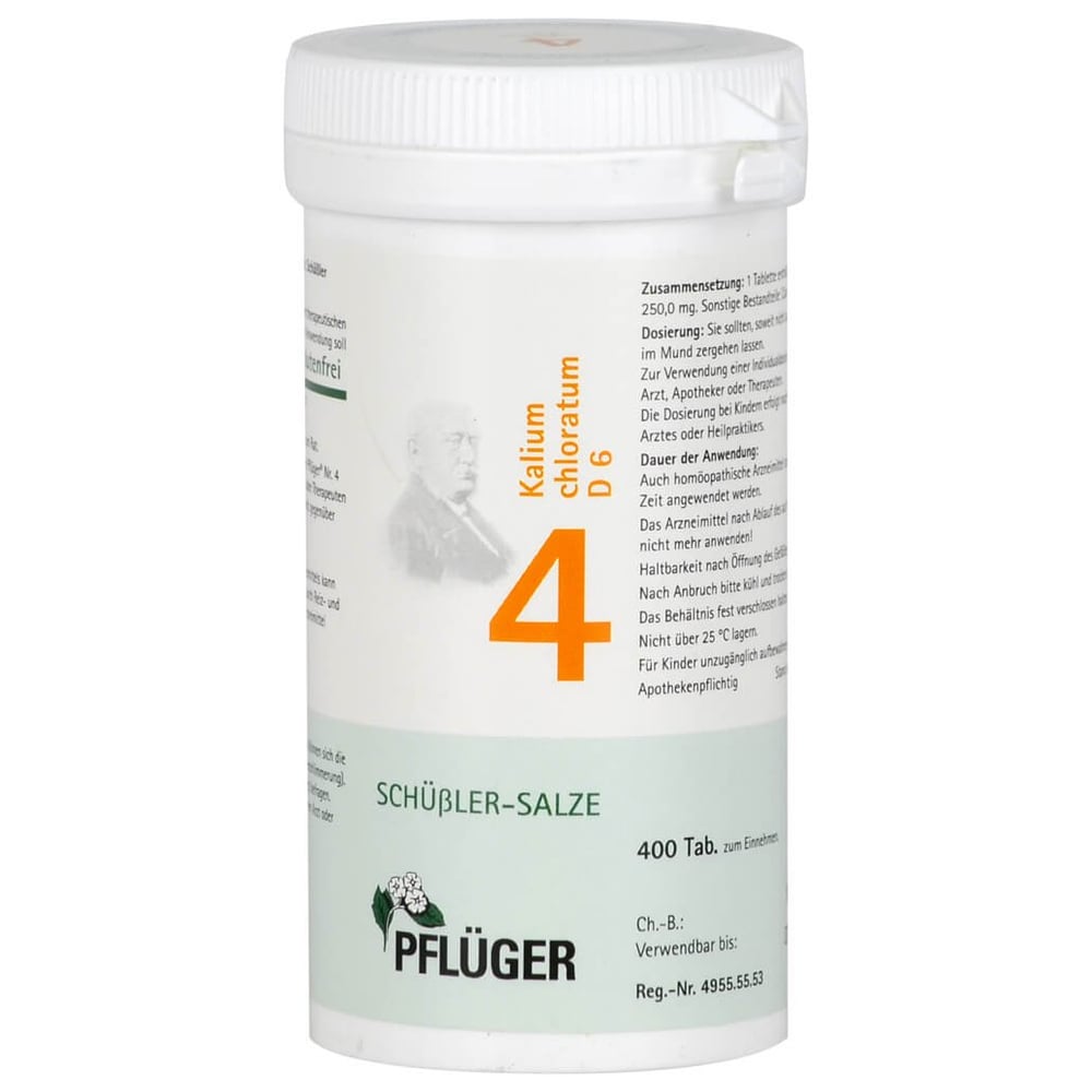 Biochemie Pflüger Nr. 4 Kalium chloratum D 6